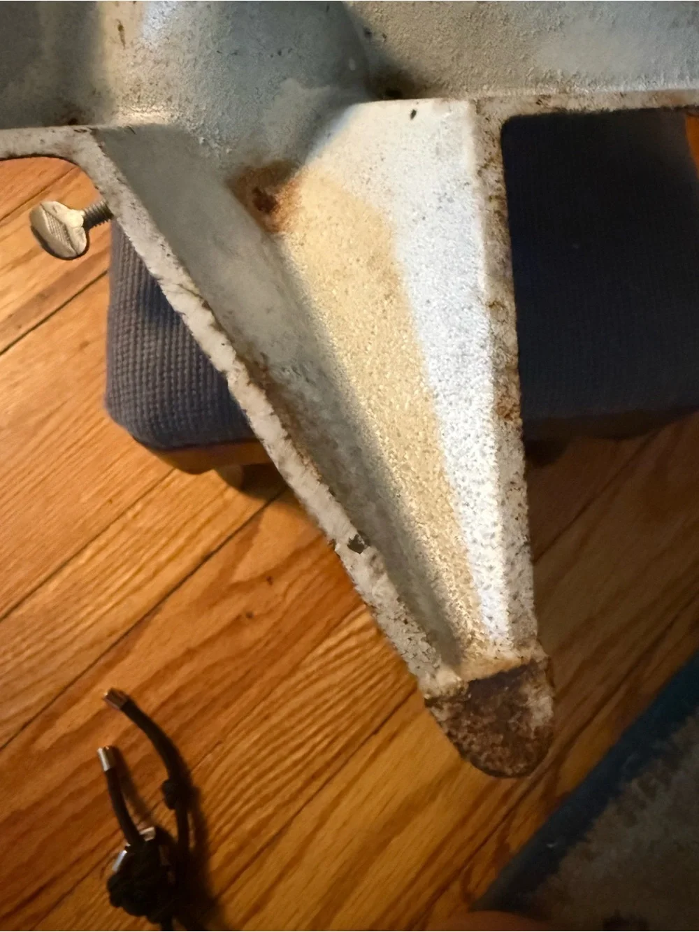 vintage star tree stand 1950s Mitee Mfg Inc St  WHITE  Rustic